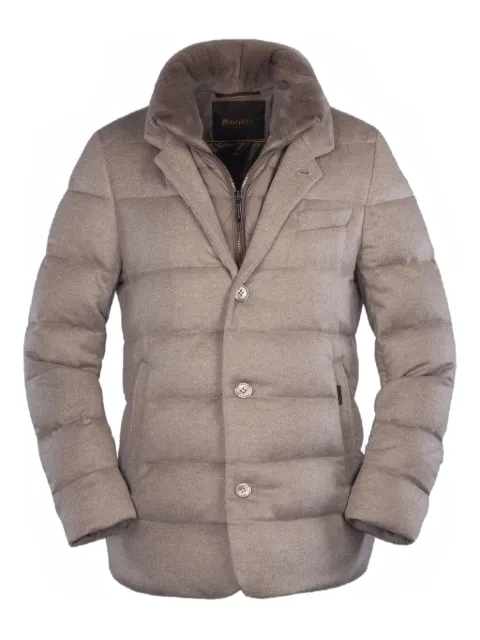 Moorer Dalton buttoned-up padded jacket