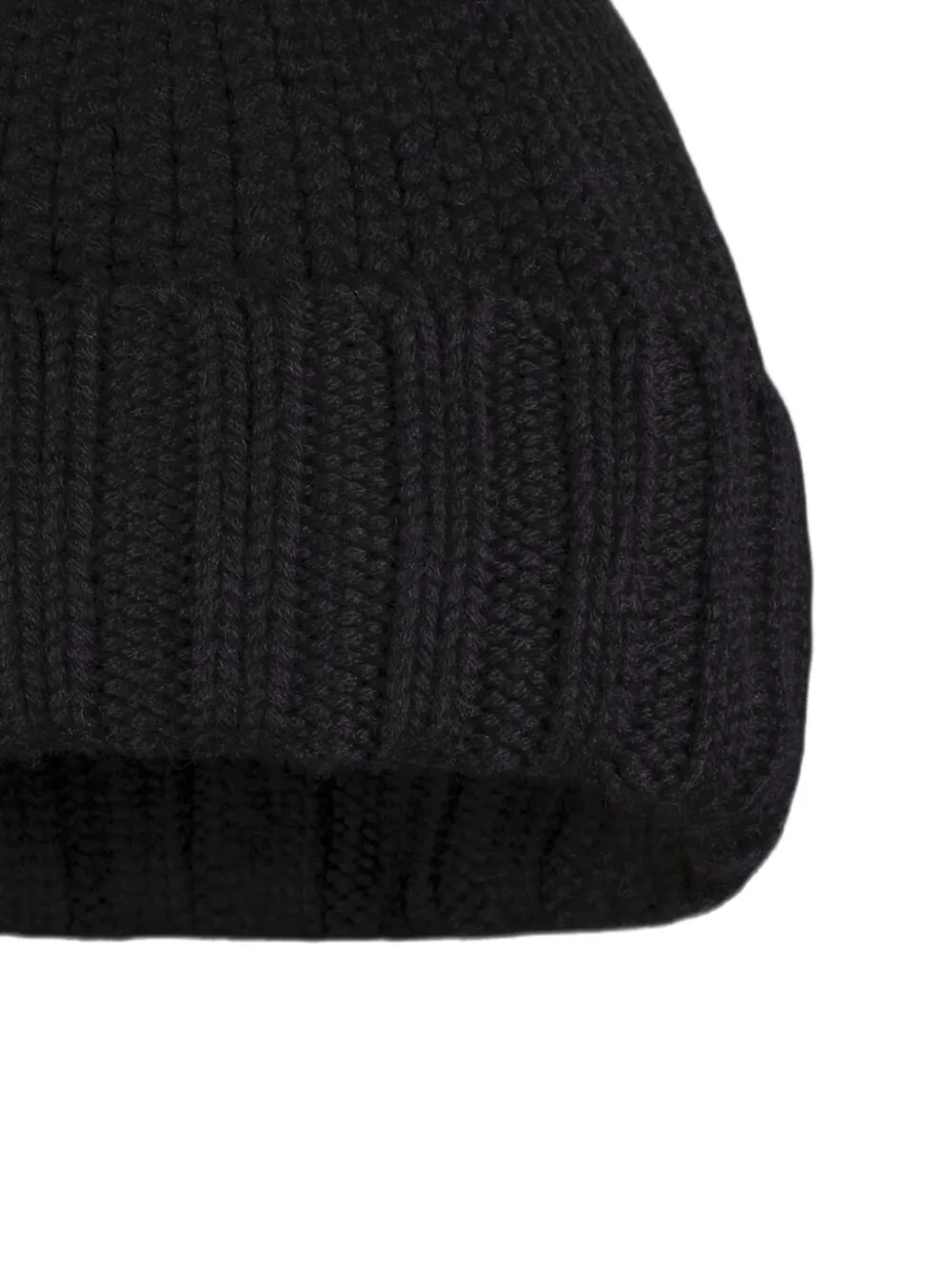 Moorer Muts met pompon-detail - Zwart