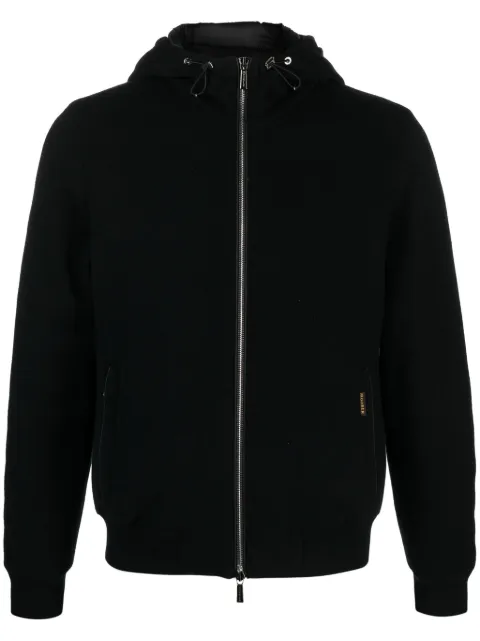 Moorer Brigno-MRW zip-up hooded jacket