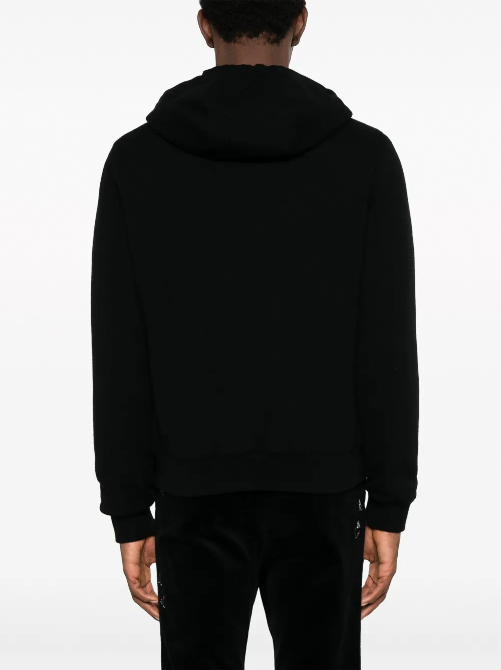 Shop Moorer Brigno-mrw Zip-up Hooded Jacket In Schwarz