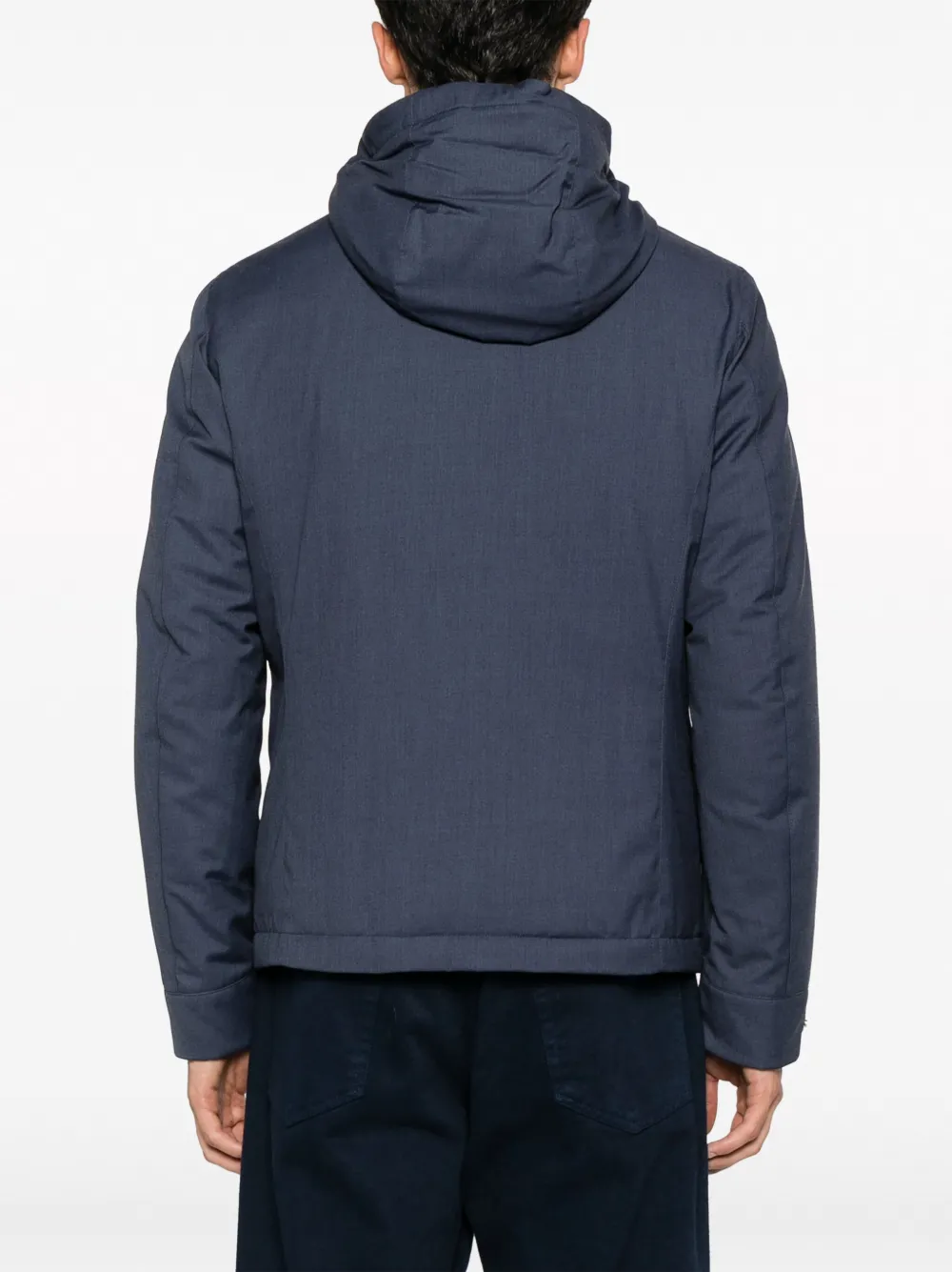 Moorer Jack met capuchon Blauw