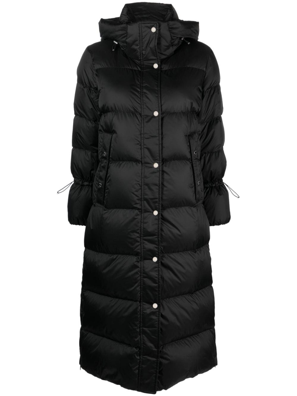Moorer Padded Feather-down Coat In Black