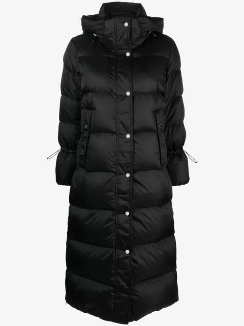 Moorer padded feather-down coat