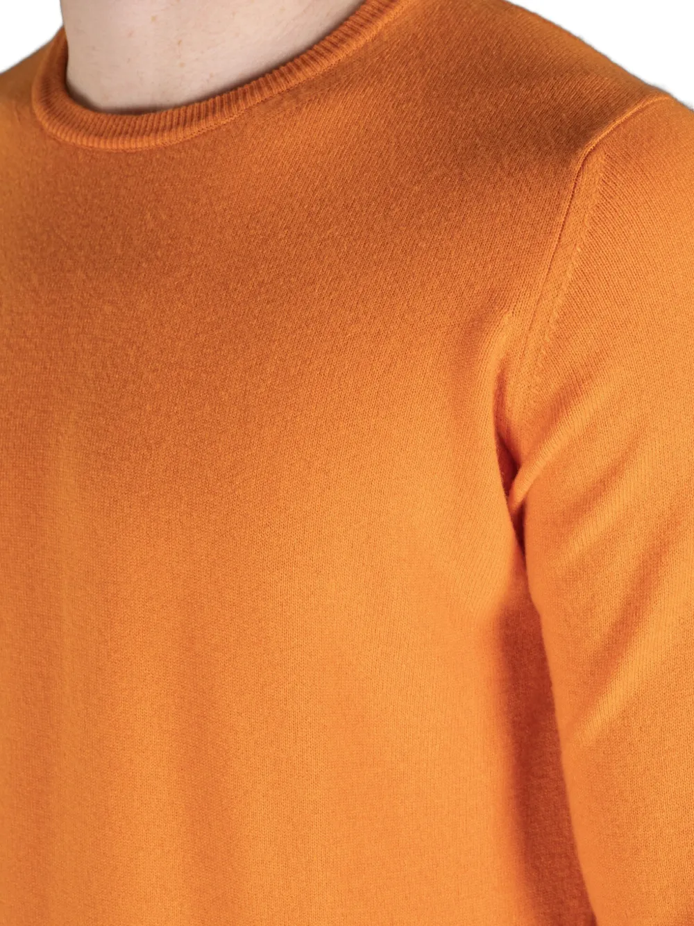 Moorer Trui met ronde hals Oranje