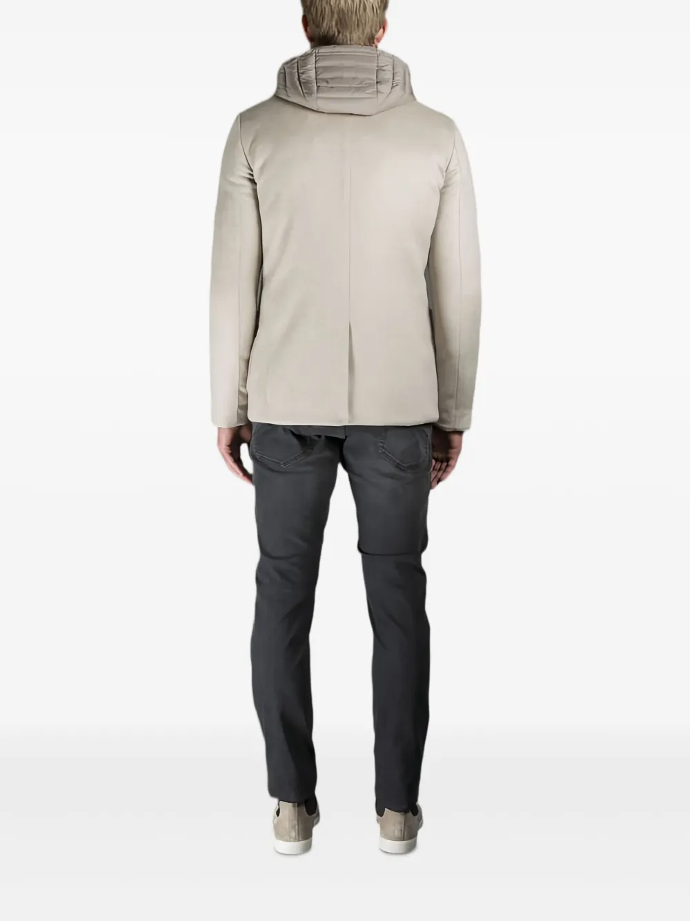 Moorer Colbert met capuchon Beige