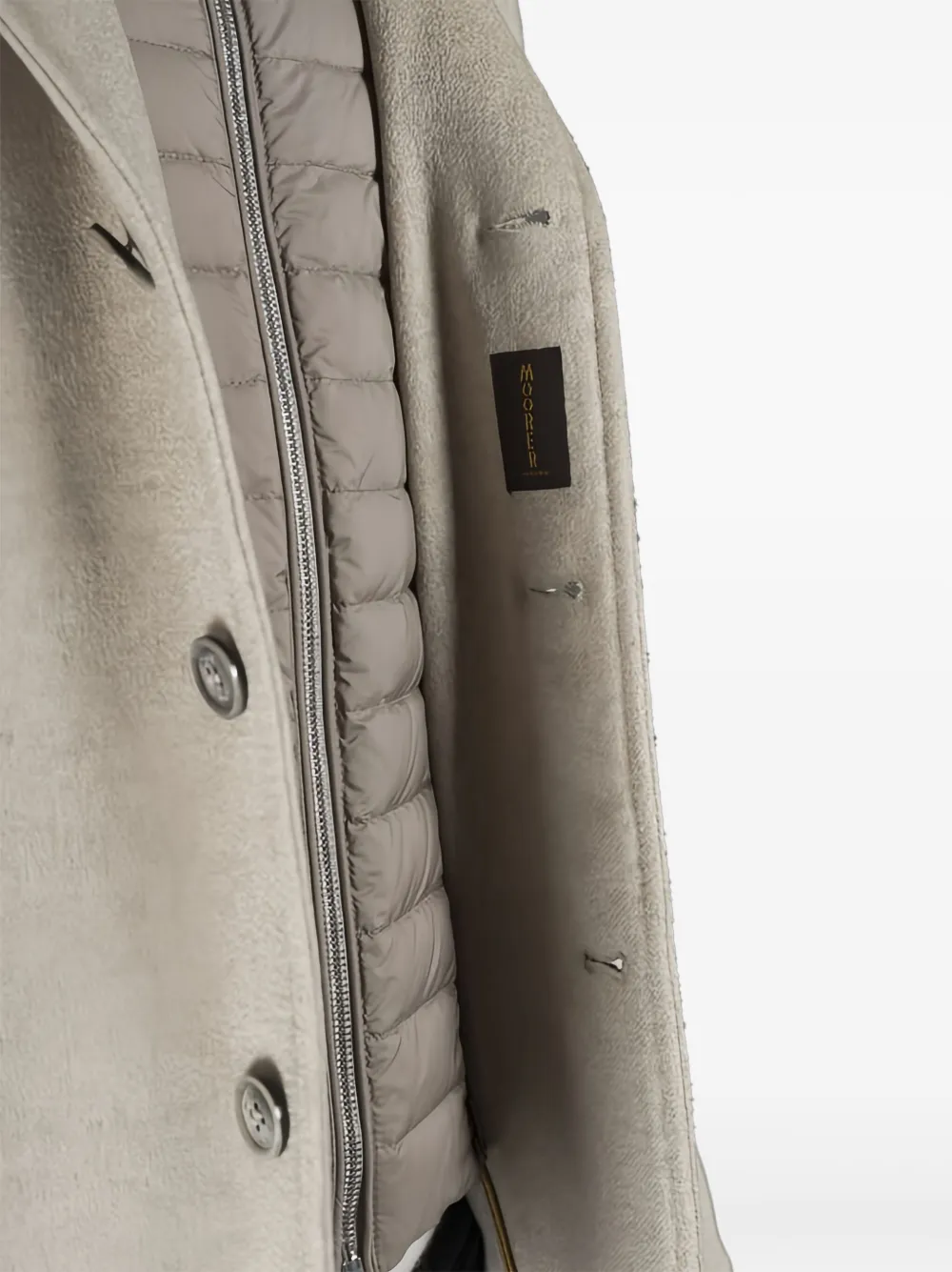 Moorer Colbert met capuchon Beige