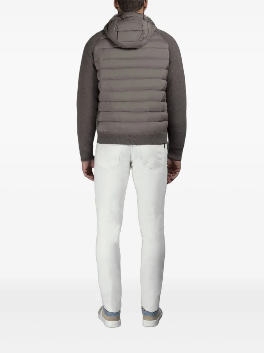 Moorer Jack met lammy vlakken en rits Bruin