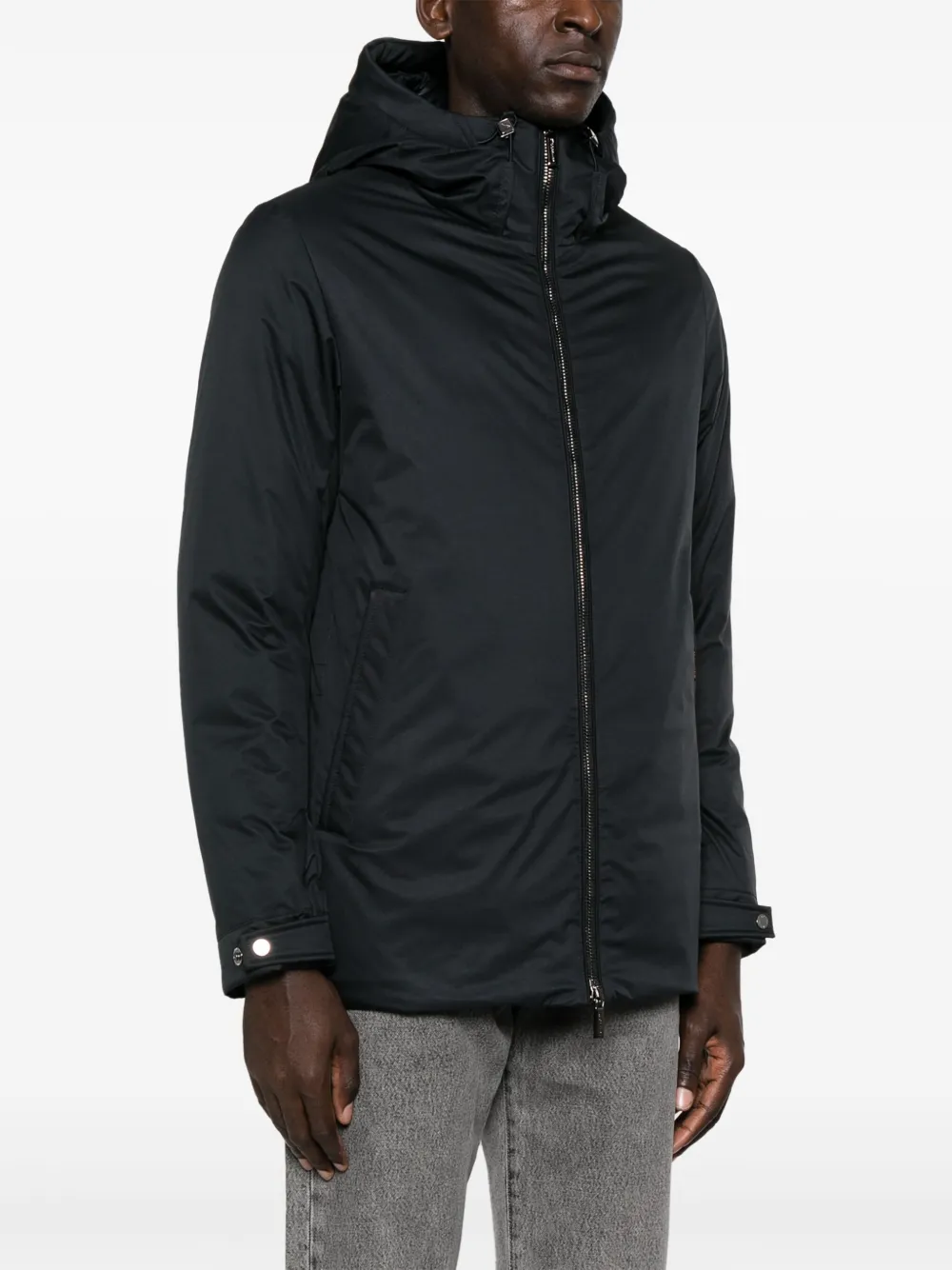 Moorer Gewatteerd jack Blauw