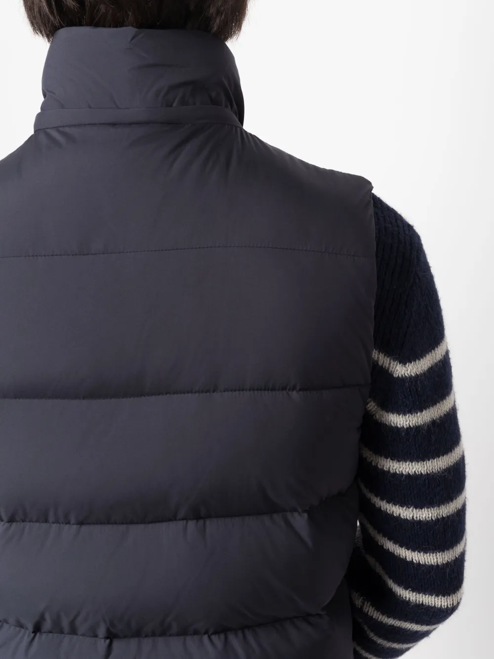 High-Neck Padded Gilet