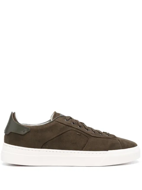 Santoni low-top suede sneakers