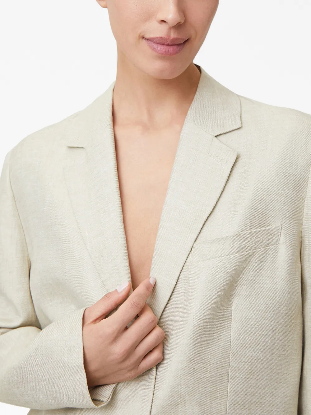 Notched blazer outlet