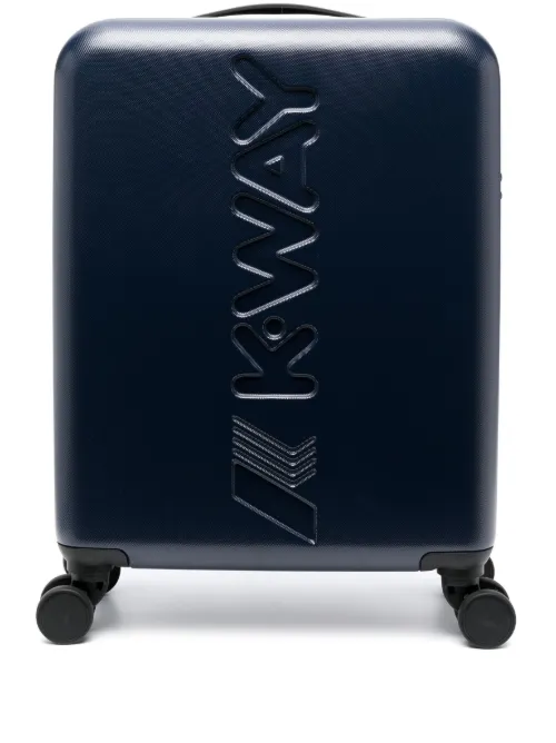 Valise cabine à logo embossé - K-Way - Modalova