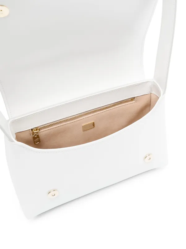 Dolce & Gabbana ロゴエンボス レザーショルダーバッグ