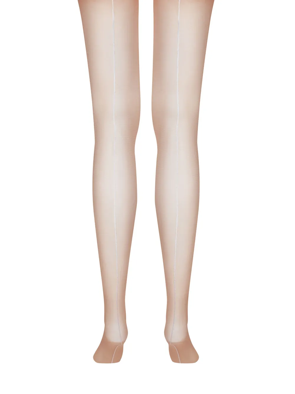 Maison Close contrast-lining stretch tights | Image 2