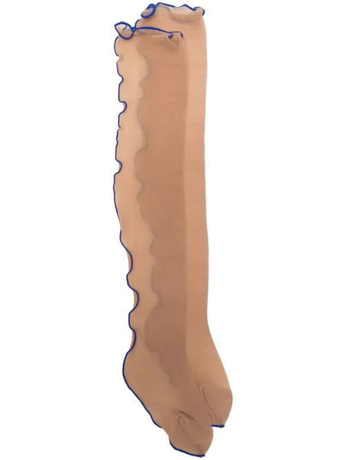Collants à doublure contrastante - Maison Close - Modalova