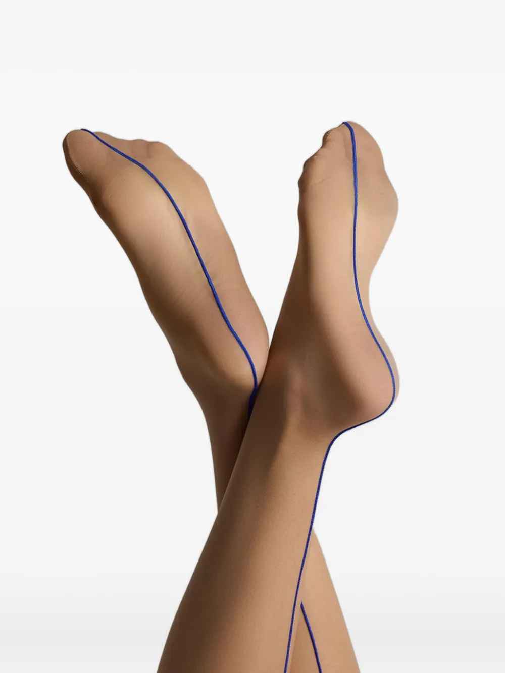  Maison Close Medias Stretch Con Forro En Contraste - Neutro 