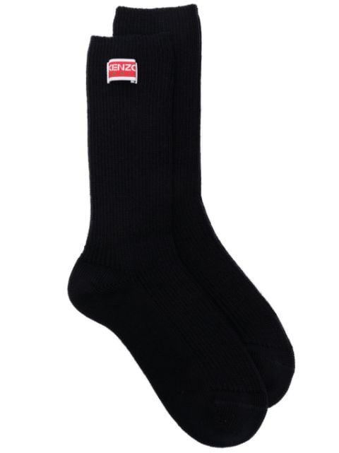 Kenzo logo-patch ankle socks