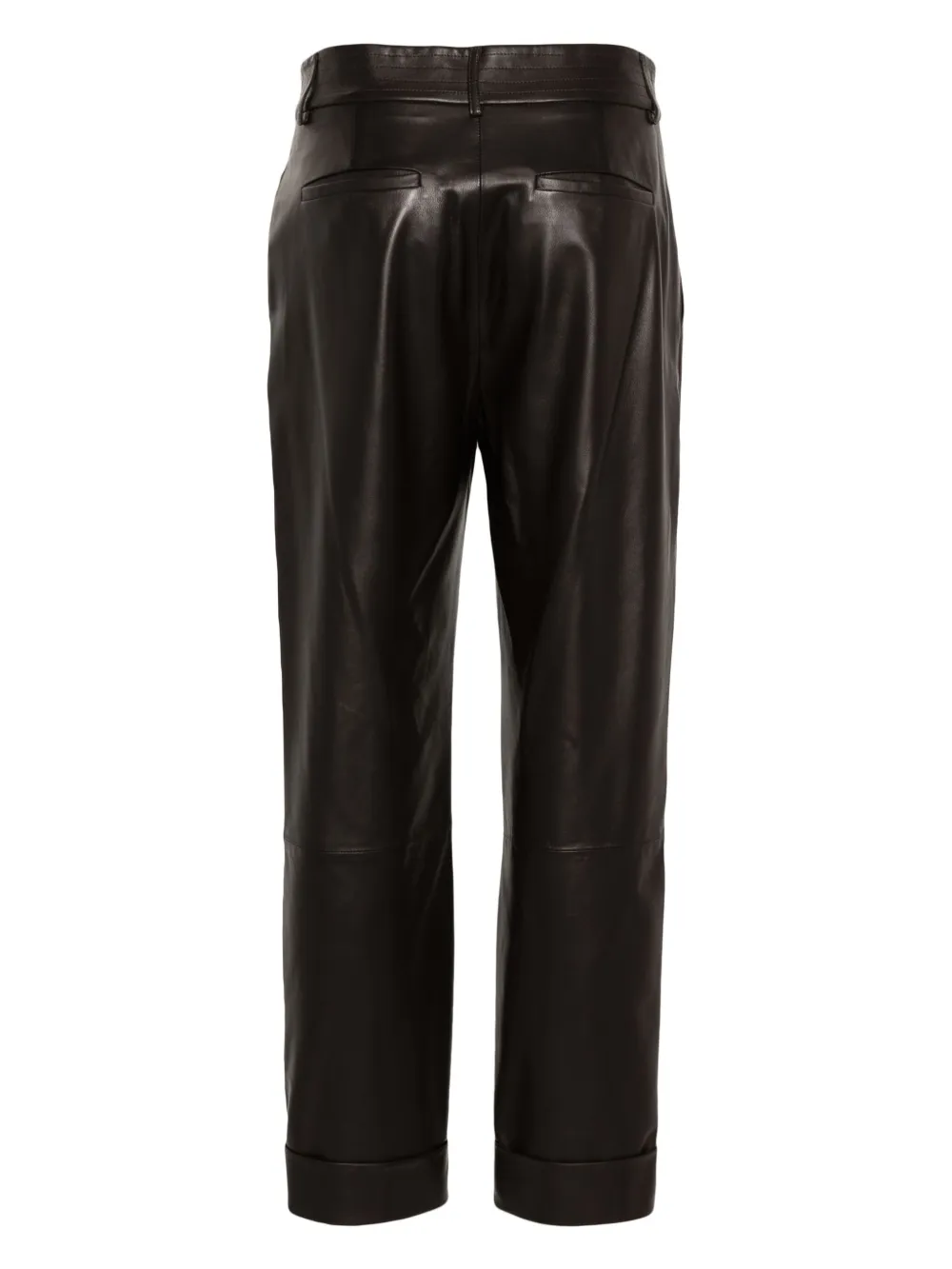 Moorer Sabrina-Slh straight broek - Bruin