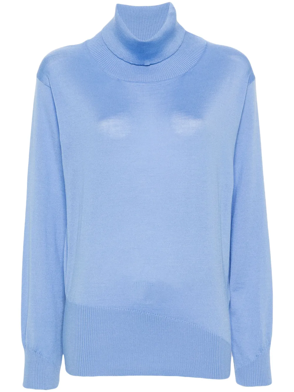Moorer Ava-Zef roll-neck jumper - Blu