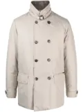 Moorer Kurt-GF double-breasted padded coat - Neutrals