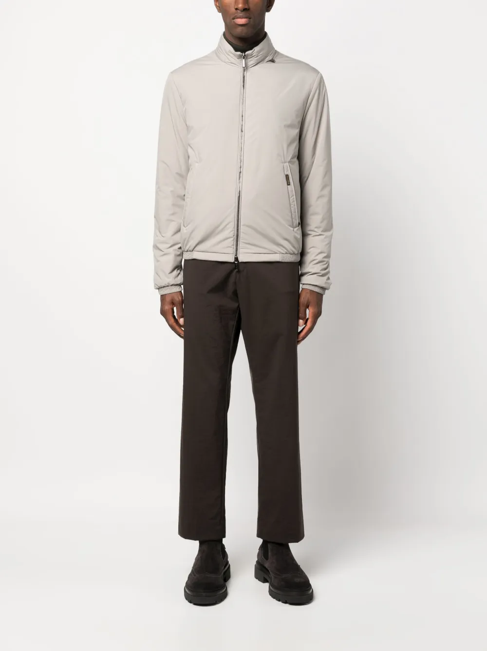 Moorer Mou padded jacket - Grijs