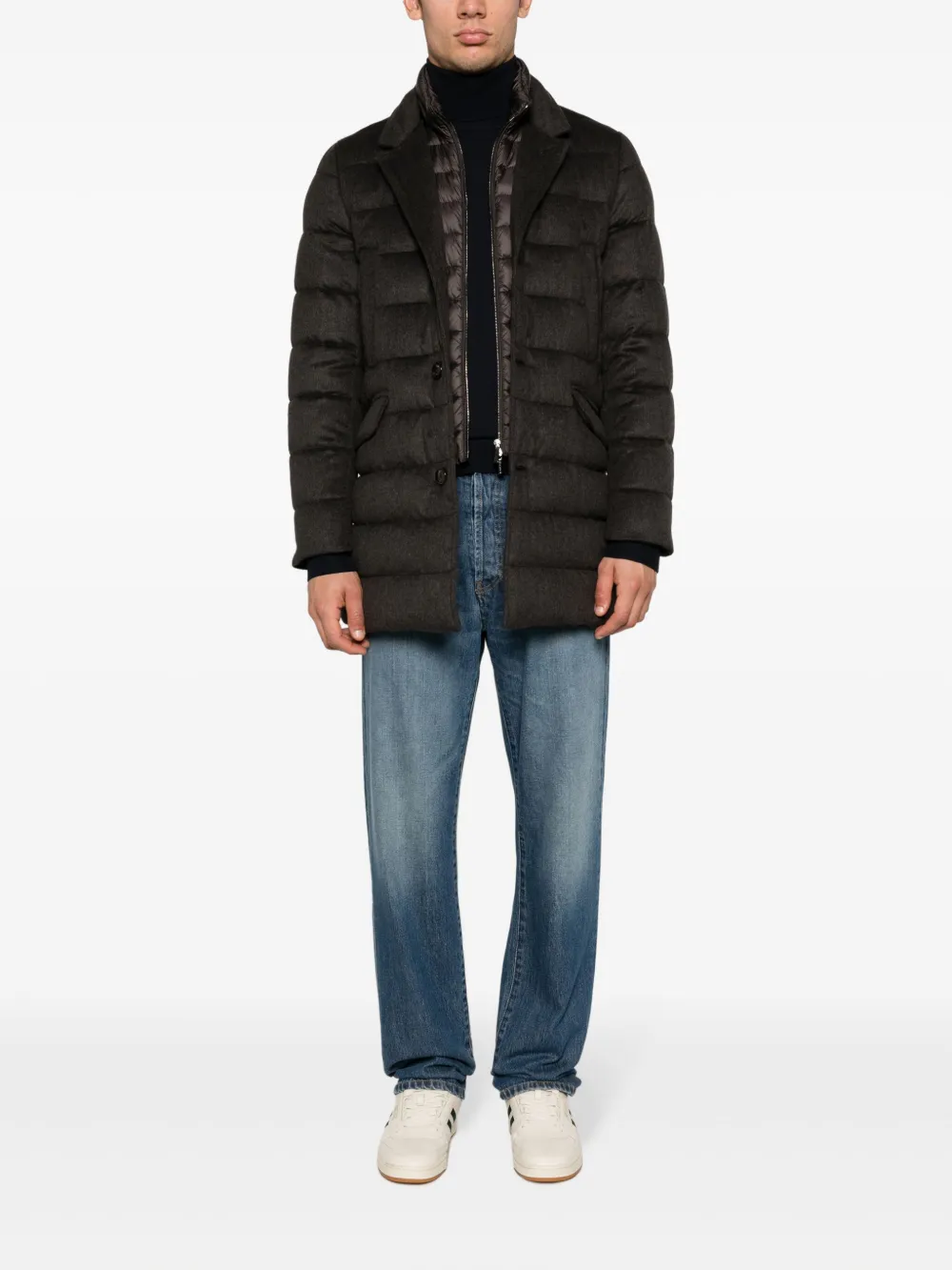 Moorer padded button-up down jacket | Padded & Down Jackets | Image 2