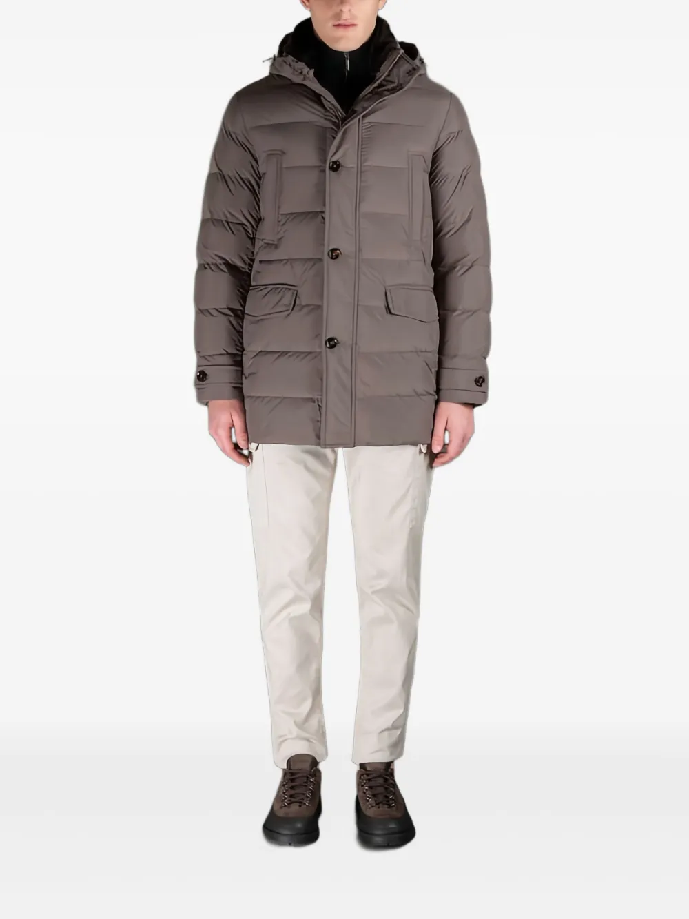 Moorer Gewatteerde parka - Bruin
