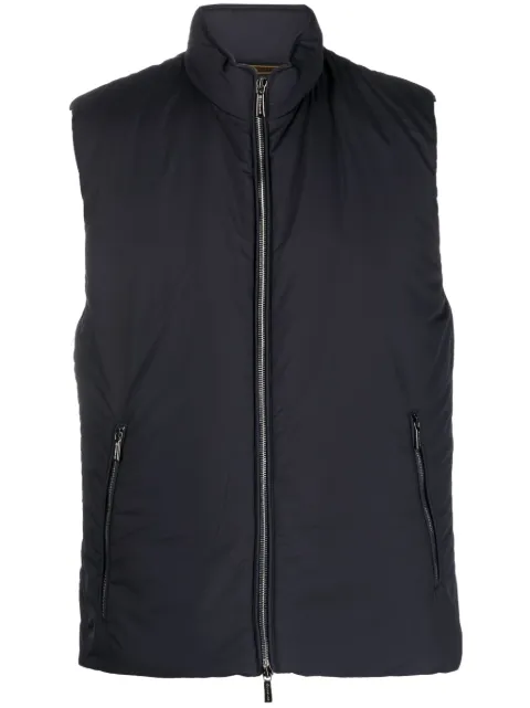 Moorer sleeveless down gilet