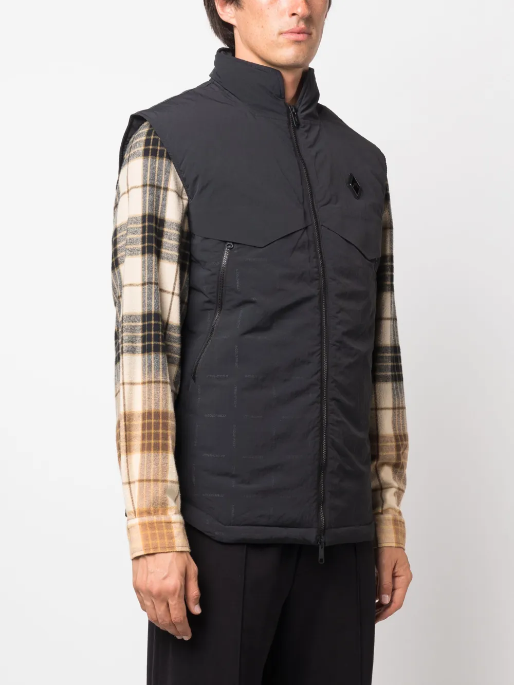 A-COLD-WALL* Gilet imbottito con applicazione | Giacche | Image 3
