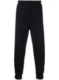 Emporio Armani logo-embroidered stretch-cotton track pants - Blue