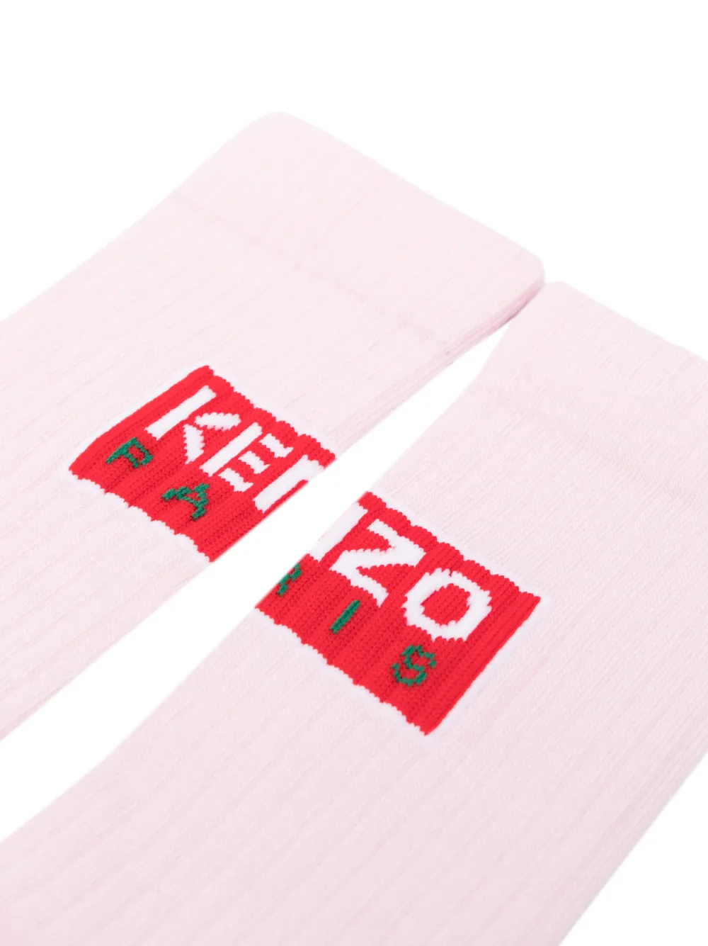 Kenzo Intarsia enkelsokken - Roze