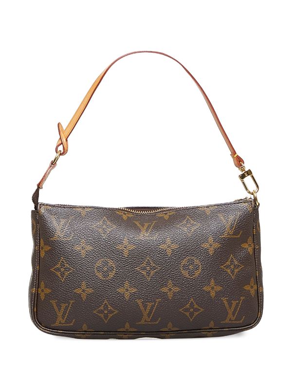 Louis Vuitton 1999 Pre-owned Monogram Pochette Accessoires Clutch Bag - Brown