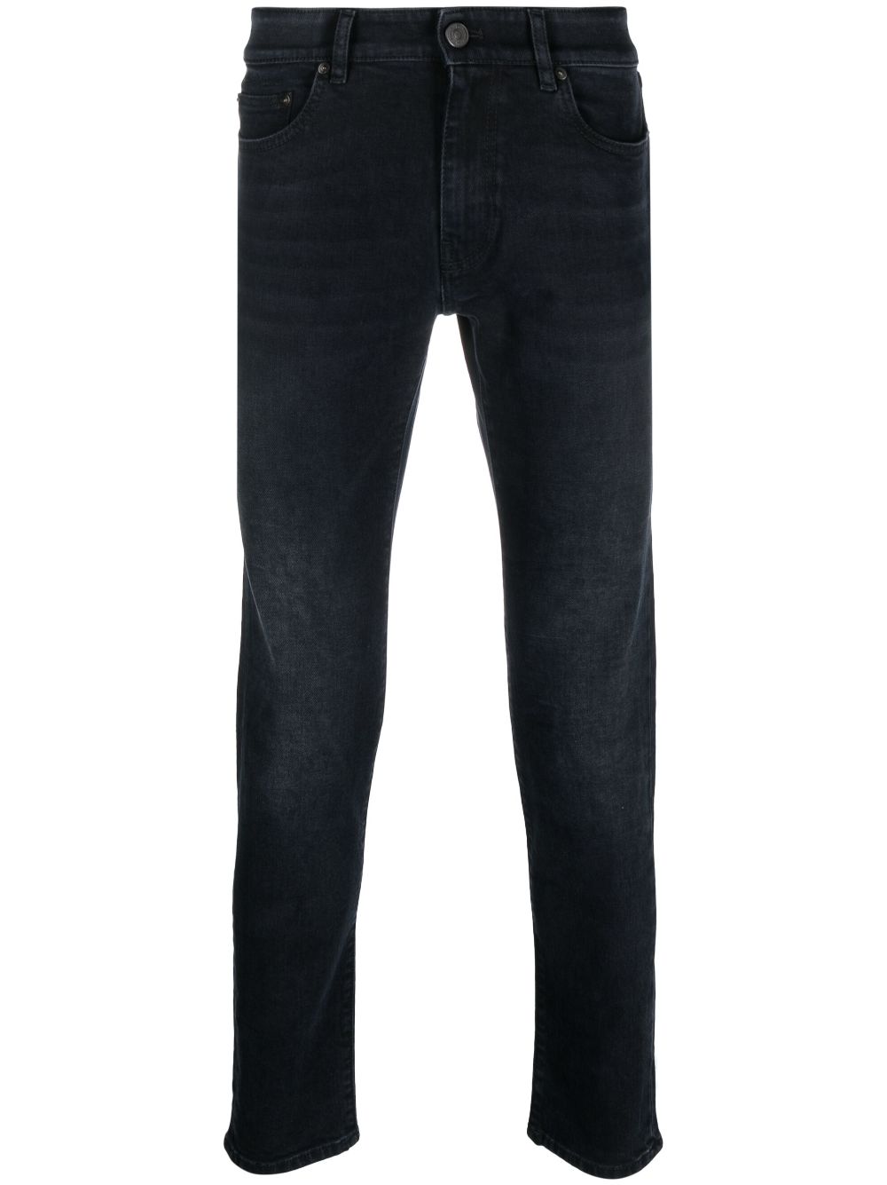 Pt Torino Low-rise Skinny Jeans In Blue