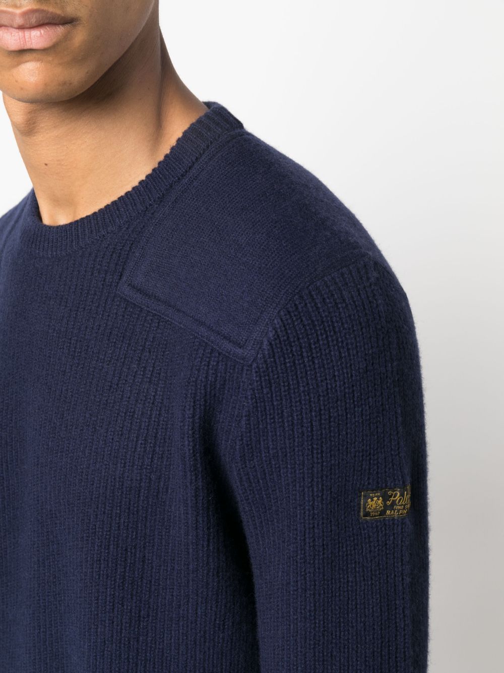 Polo Ralph Lauren ribbed logo-patch jumper Men