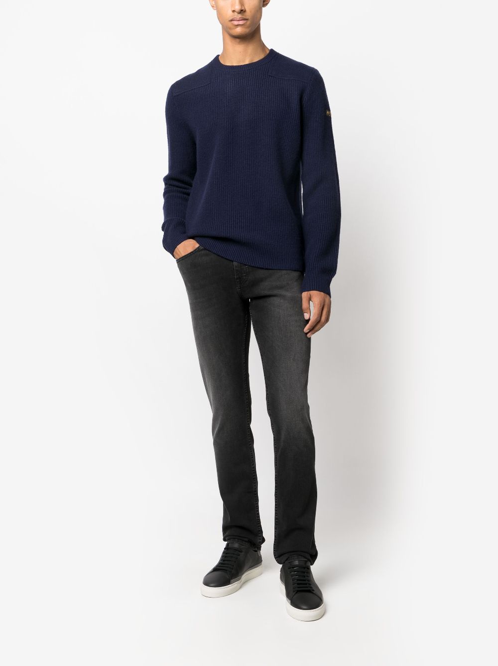 Polo Ralph Lauren ribbed logo-patch jumper Men