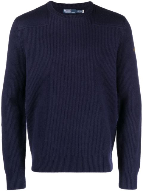 Polo Ralph Lauren ribbed logo-patch jumper Men