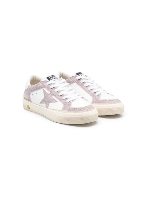 Golden Goose Kids star-patch sneakers