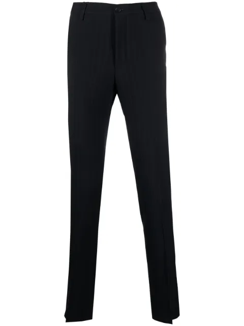ETRO textured-finish tailored trousers