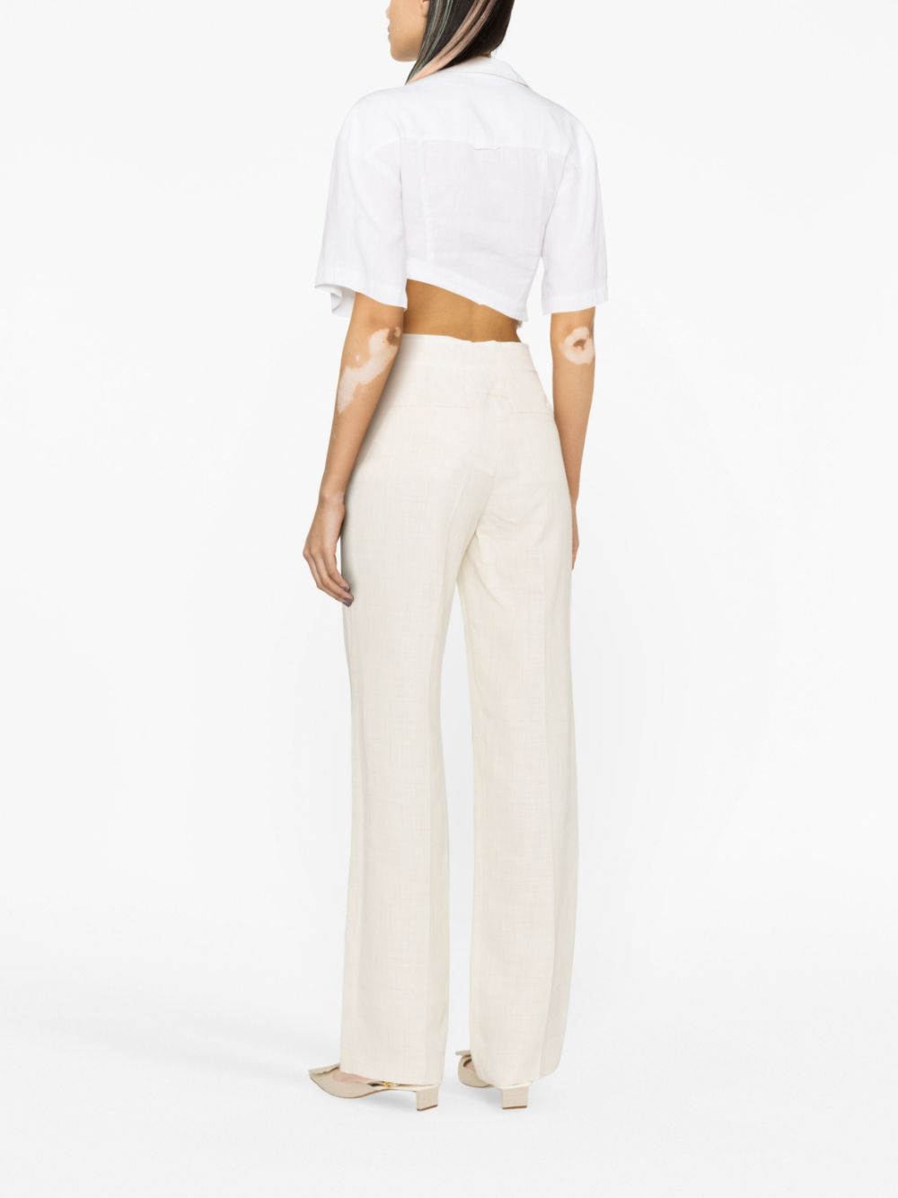 Jacquemus Ficelle linen-blend trousers Women