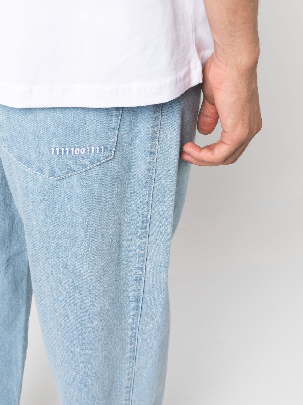 Shop Société Anonyme Jap Boy Wide-leg Cropped Jeans In Blue
