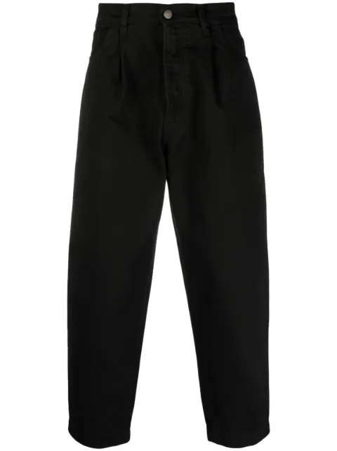 Société Anonyme straight-cut logo-patch jeans