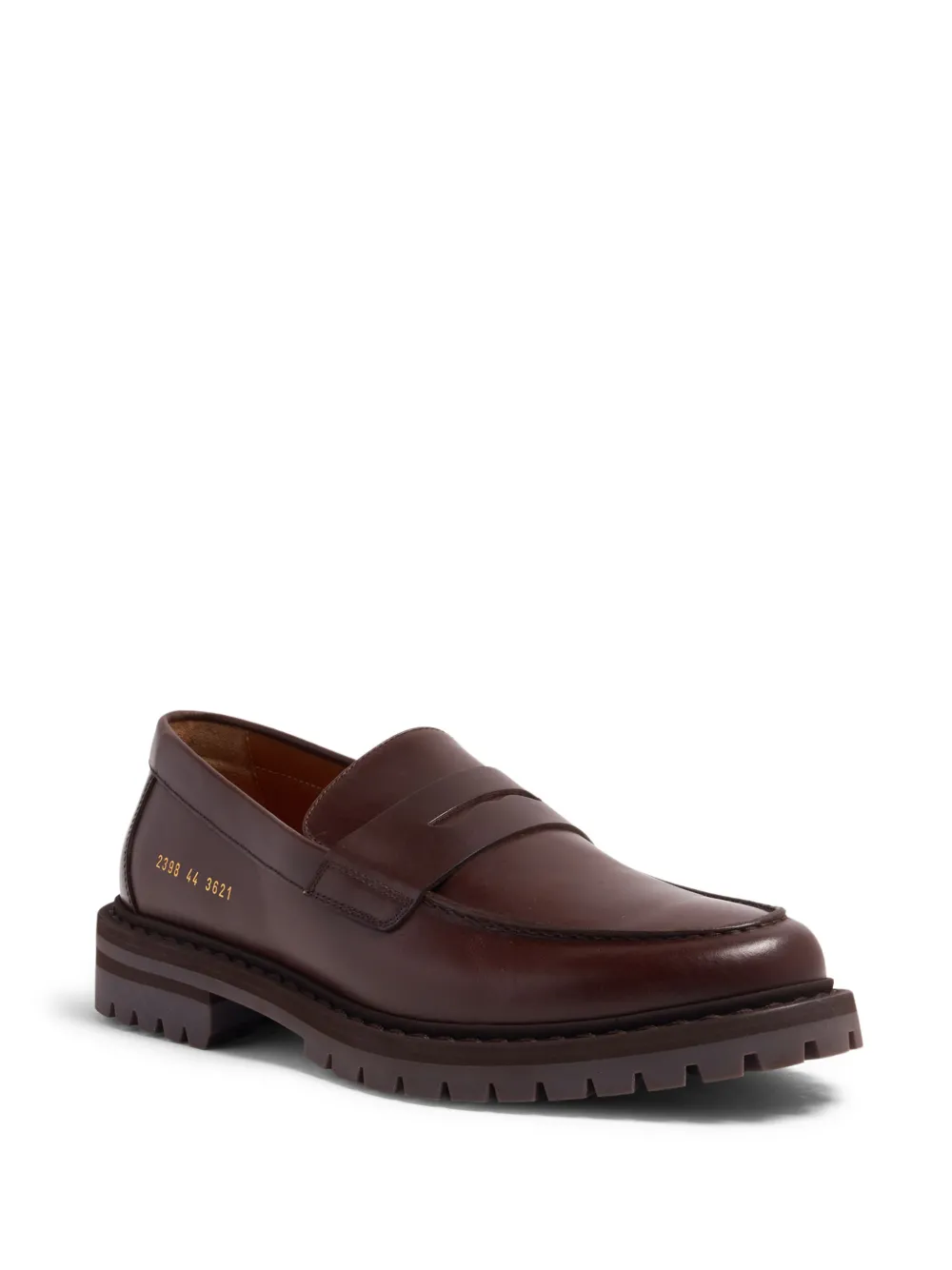 Common Projects Leren loafers - Bruin