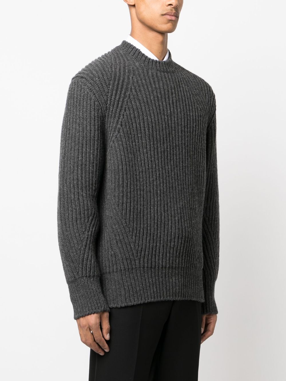 Alexander McQueen ribbed-knit Wool Jumper - Farfetch