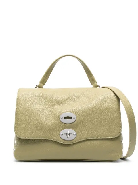 Zanellato stud-detail leather tote bag
