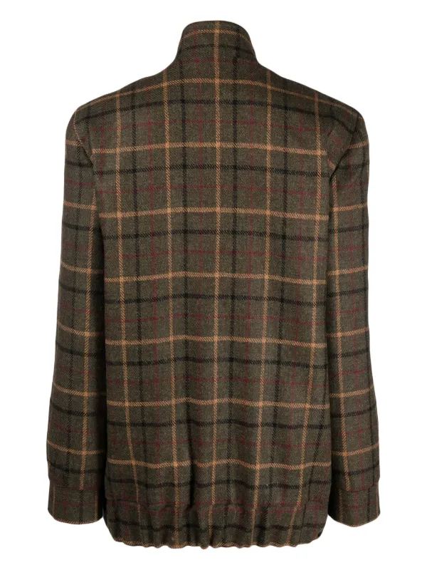 Men's plaid wool on sale jacket