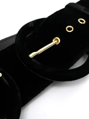 black velvet belt for dress Black Velvet Waist Belt main image 0