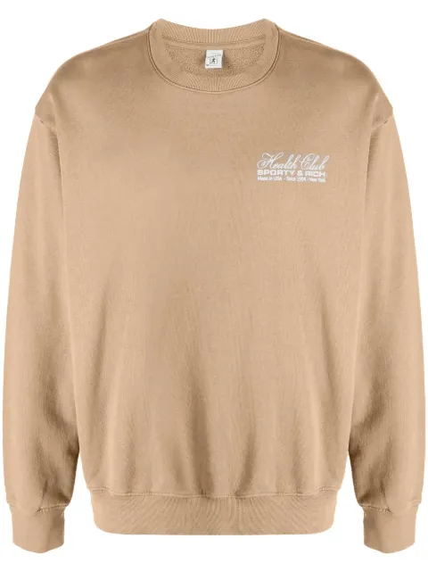 Sporty & Rich Health Club cotton sweatshirt