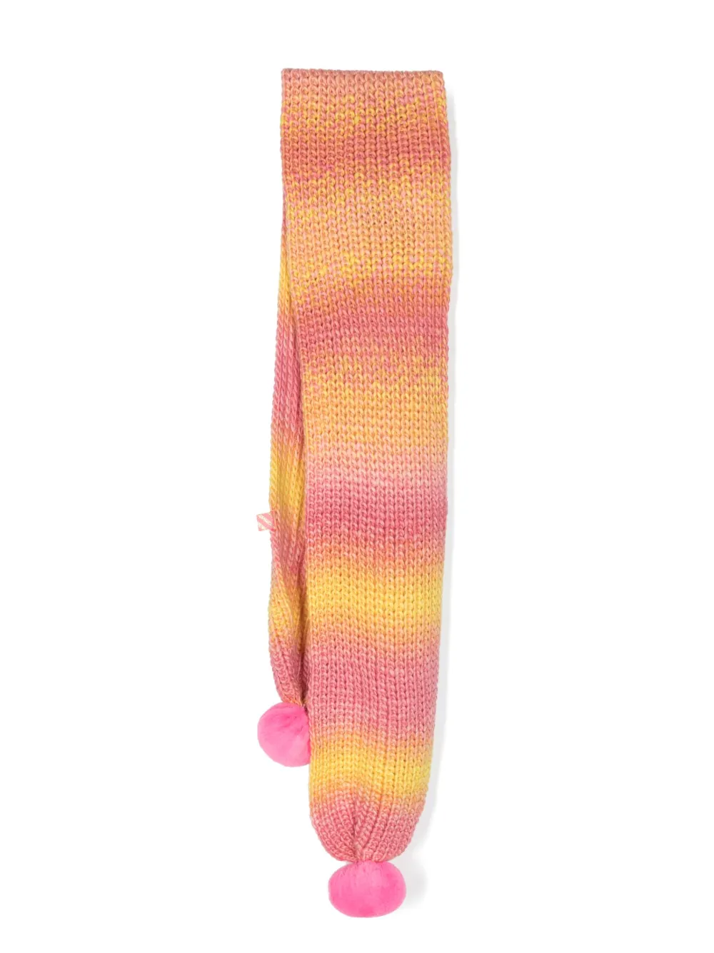 Billieblush pompom gradient knitted scarf | Pink | Image 1