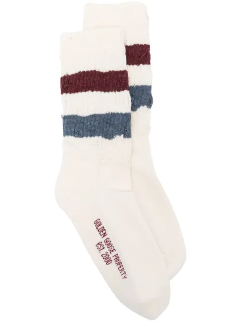 Golden Goose Gestreifte Stricksocken