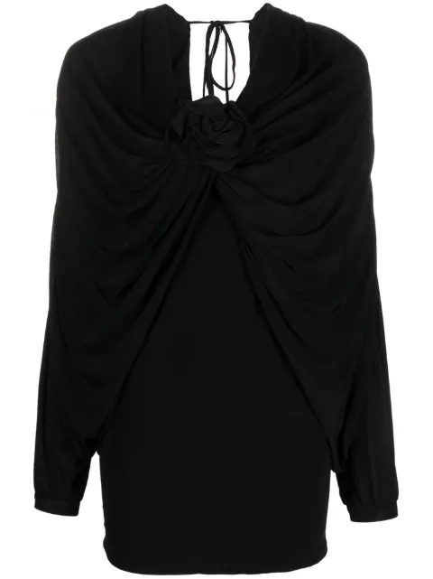 Giuseppe Di Morabito flower-detail ruched minidress